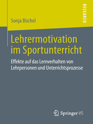 Lehrermotivation im Sportunterricht - ebook